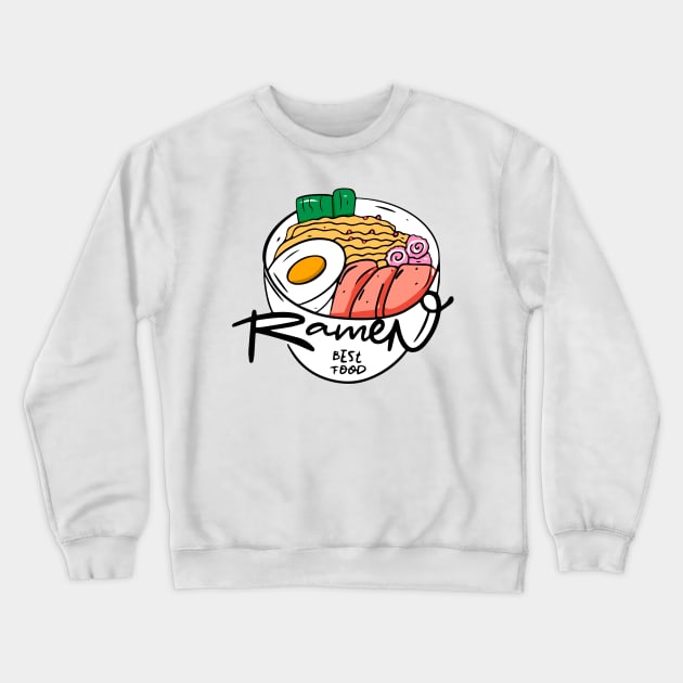 Ramen egg recipe Crewneck Sweatshirt by timegraf